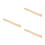 3Pcs Versatile Khaki Wood Handles Replacement for Hand Tools 9