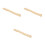 3Pcs Versatile Khaki Wood Handles Replacement for Hand Tools 8