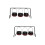 2Sets Halloween Candy Buckets Black Plastic Iron Candy Storage Baskets 9