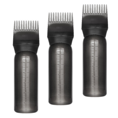 9 Pcs Root Comb Applicator Bottle With Scale For Hair Dye