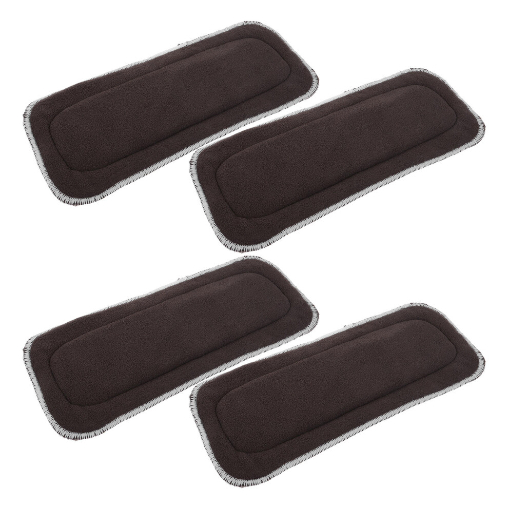 Inoomp 8 Pcs 5-Layer High Absorbing Reusable Inserts Pads For Cloth Diapers