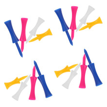 40Pièces Supports De Tees En Plastique Pour Golf Accessoires Pratiques
