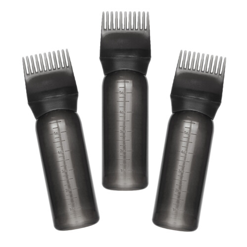 9 Pcs Root Comb Applicator Bottle With Scale For Hair Dye 1