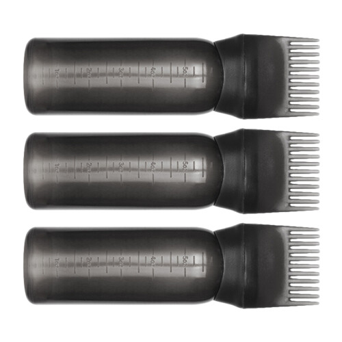 9 Pcs Root Comb Applicator Bottle With Scale For Hair Dye 2