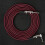 3Pcs Red Guitar Audio Cable Tinned Copper Core Noise-Resistant Wire 10
