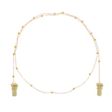 3Pcs Golden Sunglasses Chain Face Mask Cord Glasses Accessory Pendant