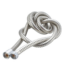 3Pcs Silver Plastic Shower Hose Replacement Anti-Leak Flexible Tube
