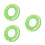 3pcs Orange Swim Ring Child Float Outdoor Pvc 7