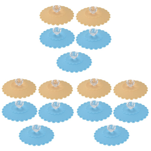 15 Pcs Dustproof Cup Lids Diamond Mug Covers Dust-Proof 1