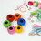 5Pcs Assorted Polyester Thread Spools for Embroidery and Sewing 5