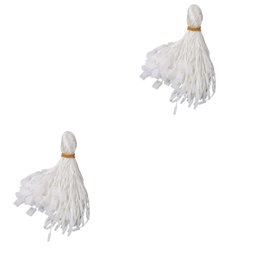 2Pak Lichtgewicht Kleding Label String Wit Voor Langdurig Gebruik 2