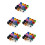 5Pcs Assorted Polyester Thread Spools for Embroidery and Sewing 9