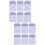 20 Pcs Scrubber Take A Bath White 7