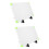 2Sets Creative Plastic White Dry Erase Board for Home Writing and Art 9