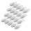 200 Pcs Rustproof Drapery Ring Practical Curtain Holding Clamp Curtain 10