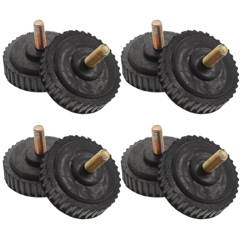 24Pcs Black Rubber Foot Pads Furniture Bumpers Sturdy And 3221030155554