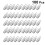 200 Pcs Rustproof Drapery Ring Practical Curtain Holding Clamp Curtain 8