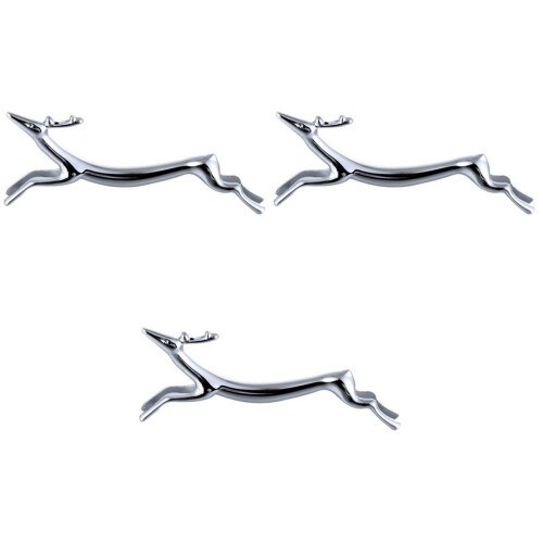 3Pcs Zinc Alloy Deer Chopsticks Stand Silver Tableware Rest Holder 2