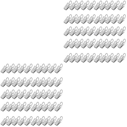 200 Pcs Rustproof Drapery Ring Practical Curtain Holding Clamp Curtain 2
