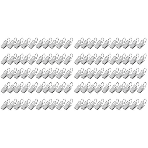 200 Pcs Rustproof Drapery Ring Practical Curtain Holding Clamp Curtain 1