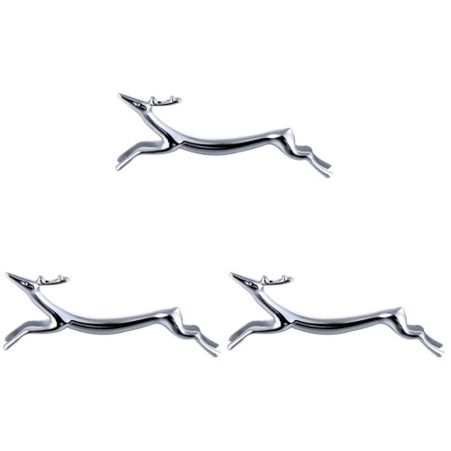 3Pcs Zinc Alloy Deer Chopsticks Stand Silver Tableware Rest Holder 1