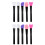 10 Pcs Silicone Face Mask Brush Set 8