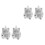4 Pcs Ceramic Cat-Shape Milk Kettle And Coffee Pull Flower Cup 3