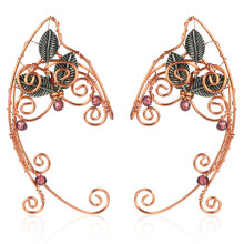 2Paren Ear Wraps Clip-on Oorbellen Assorti Kleuren Retro Stijl Dames