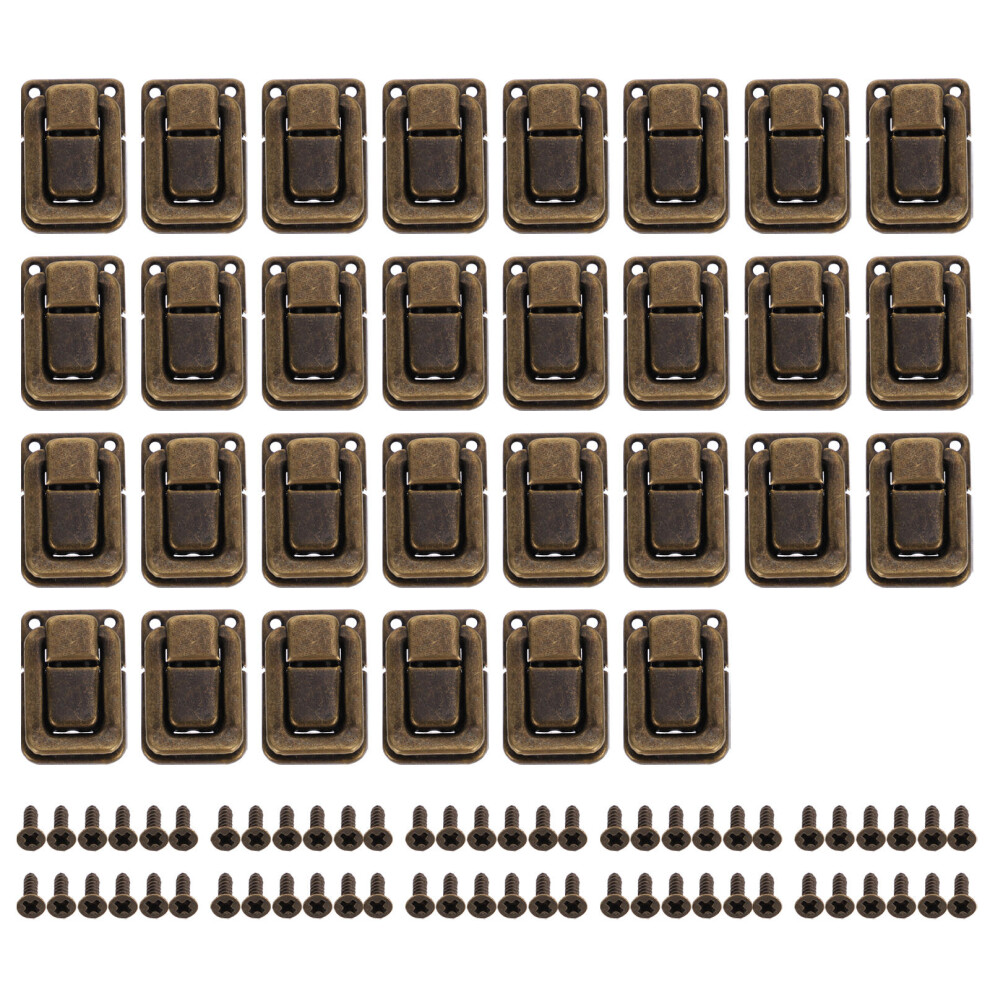 120Pcs Olive Green Antique Box Latches Iron Durable Jewelry Box Hasps 3364257133025