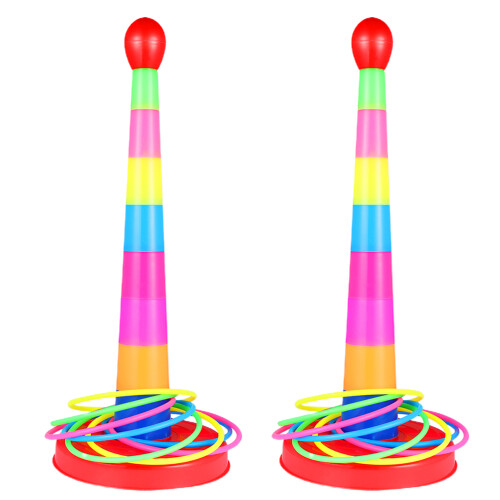6Sets Multi Kleuren Ring Werpspel Voor Kinderen En Educatief