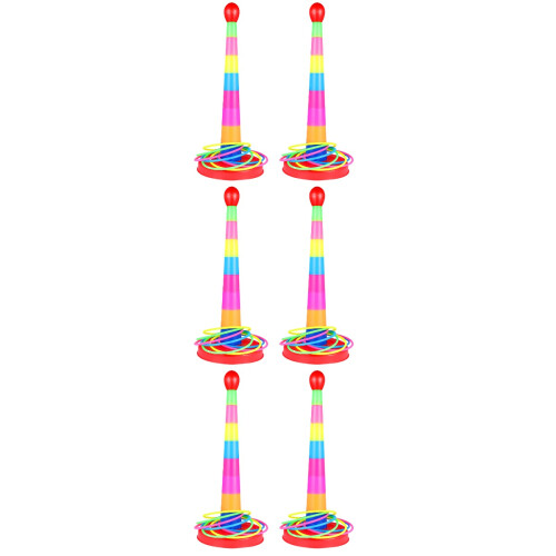 6Sets Multi Kleuren Ring Werpspel Voor Kinderen En Educatief 2