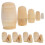 10 Sets 5-Layer Unpainted Wooden Nesting Dolls For Painting 1