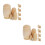 10 Sets 5-Layer Unpainted Wooden Nesting Dolls For Painting 9