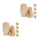 10 Sets 5-Layer Unpainted Wooden Nesting Dolls For Painting 4
