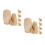 10 Sets 5-Layer Unpainted Wooden Nesting Dolls For Painting 7