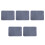 5Pcs Calligraphy Felt Mat Thick Grey Soft Desk Pad for Writing 9