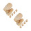 10 Sets 5-Layer Unpainted Wooden Nesting Dolls For Painting 10