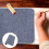 5Pcs Calligraphy Felt Mat Thick Grey Soft Desk Pad for Writing 10