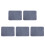 5Pcs Calligraphy Felt Mat Thick Grey Soft Desk Pad for Writing 5