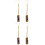 2 Pairs Women's Gemstone Dangle Drop Earrings 5