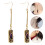 2 Pairs Women's Gemstone Dangle Drop Earrings 8