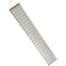Wandhoogtemeter Voor Kinderen Met Minimalistisch Wit Ontwerp