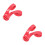 2Sets Baby Zelfvoeding Set Roze PP Slagvaste Training 3
