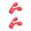 2Sets Baby Zelfvoeding Set Roze PP Slagvaste Training 4