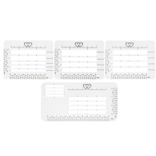 12St Transparante Adresseringssjablonen Voor Envelop DIY En Handwerk