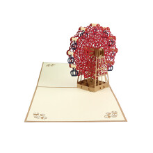 2pcs Up Greething Cards Greeting Cards Up Cards Brown