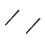 2Pièces Guidon Fixe Aluminium Style Noir Pour Urbain 9