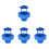 4Pcs Durable Blue Splash Guards for Mist Maker Fish Tank Humidifiers 3