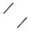 2Pièces Guidon Fixe Aluminium Style Noir Pour Urbain 4