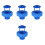 4Pcs Durable Blue Splash Guards for Mist Maker Fish Tank Humidifiers 4